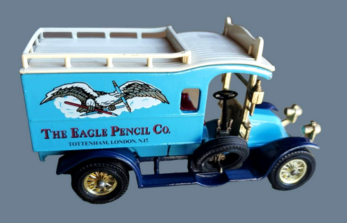 Matchbox Models of Yesteryear Toys LTD. 1983 RENAULT Y-25 Eagle Pencil Co. Blue - Picture 7 of 15