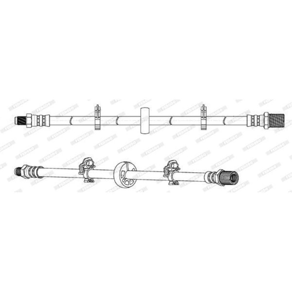 Ferodo Bremsschlauch Passend FüR Iveco Daily IV Pritsche/Fahrgestell FHY2799-image