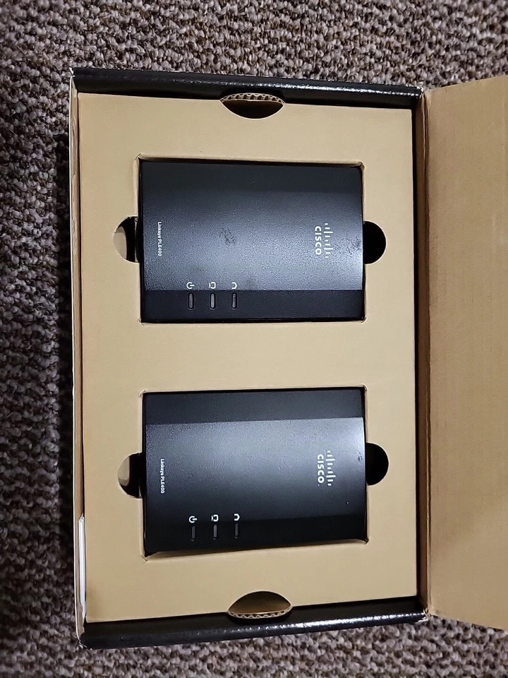 Linksys Powerline Homeplug AV Kit PLEK400 - Open Box - Image 2 of 3