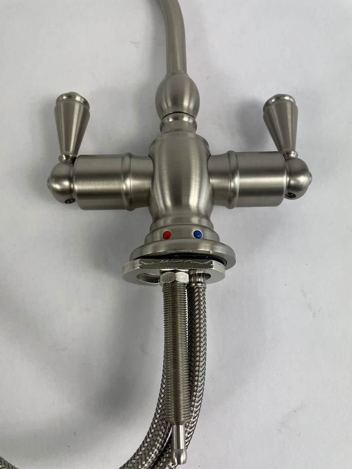 Mountain Plumbing Little Gourmet MT1201/BRN Hot & Cold faucet BRUSHED NICKEL - Image 4 of 4