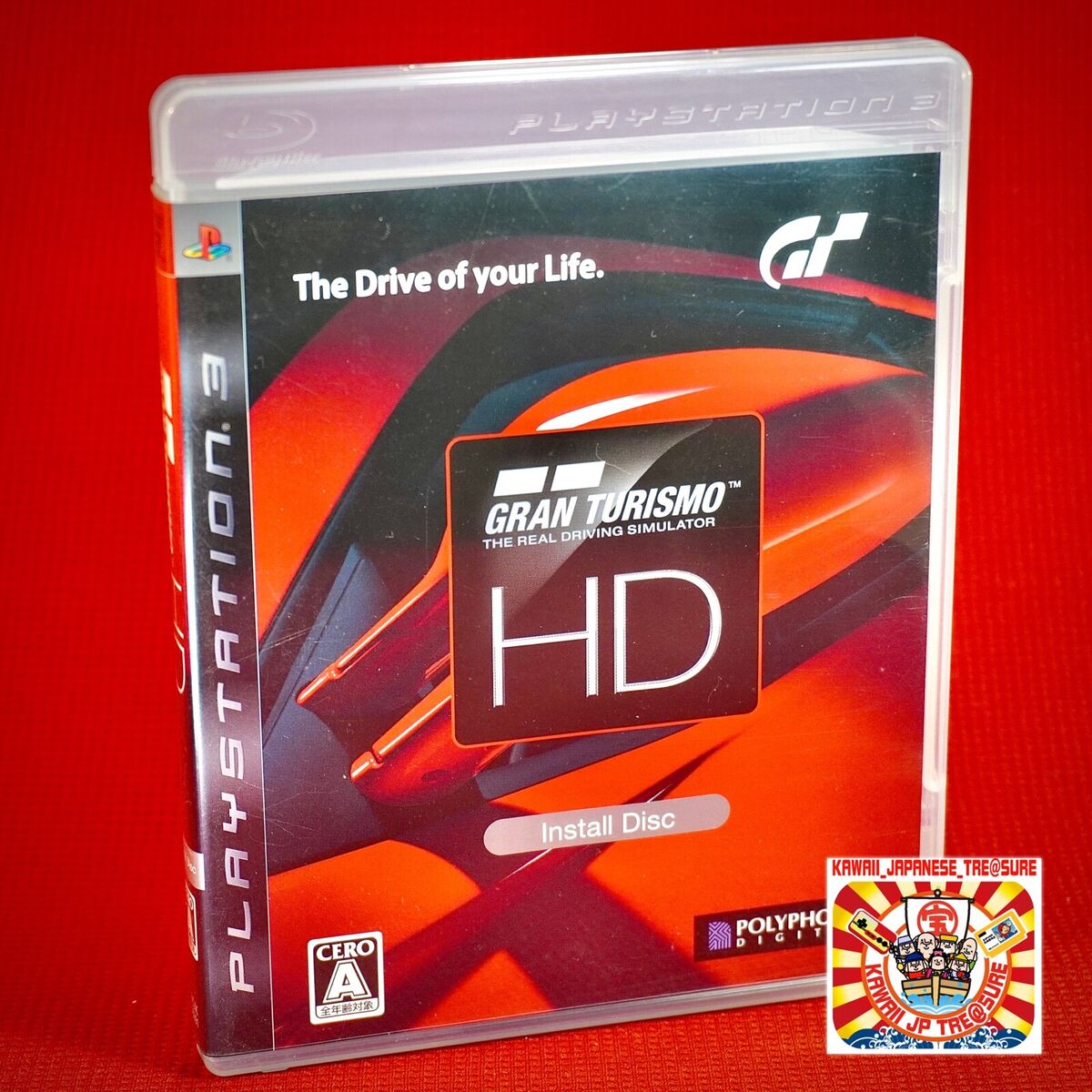 PS3 Gran Turismo HD Install Disc Sony Playstation Data Japan PS3 Gran Turismo HD Install Disc Sony Playstation Data Japan