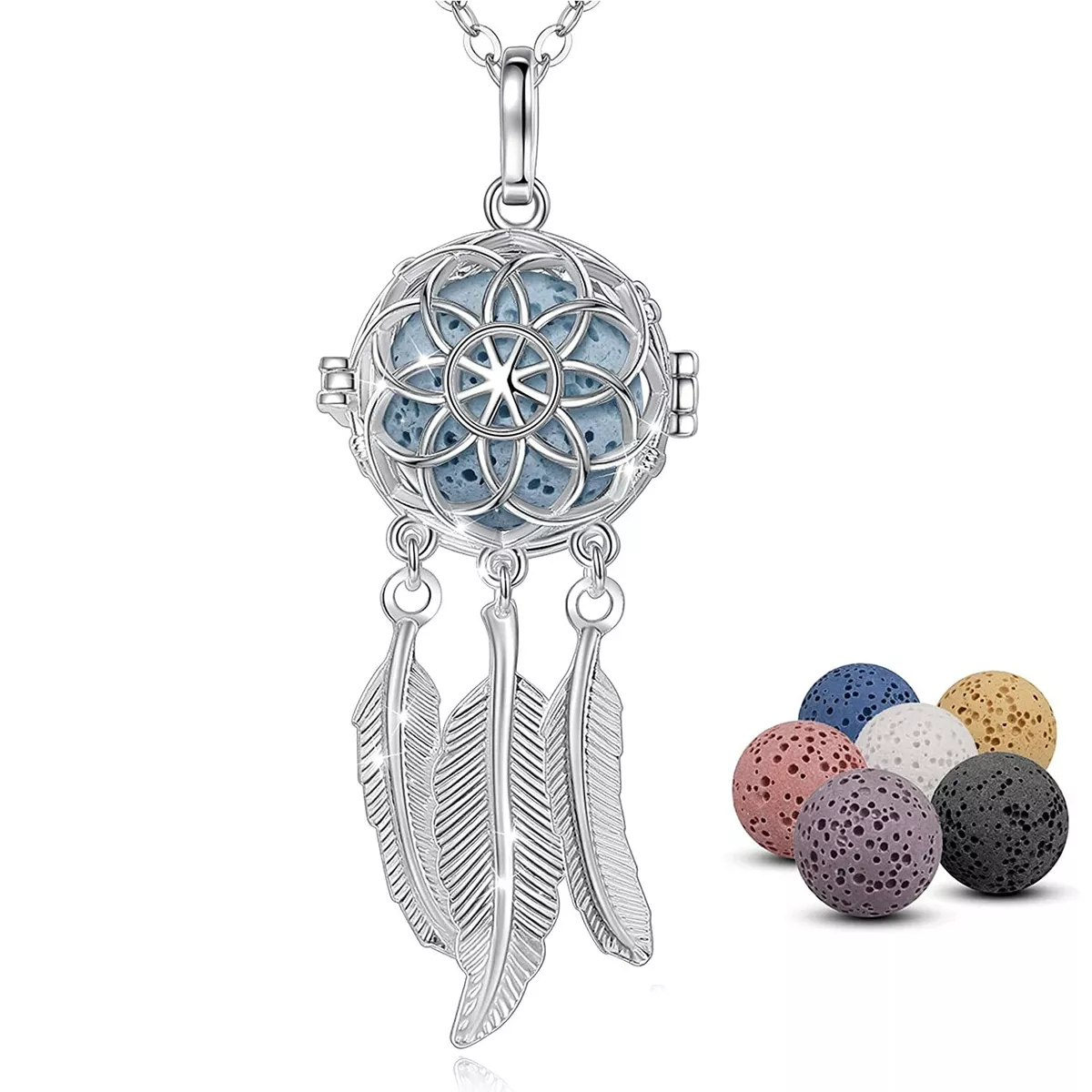 Aromatherapy necklace shop diffuser pendant