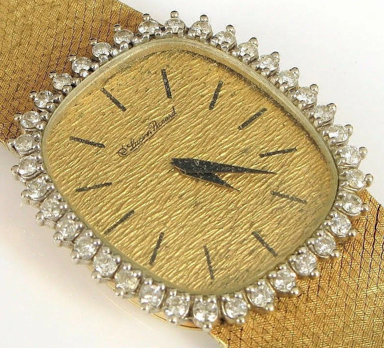 Lucien piccard diamond best sale watch