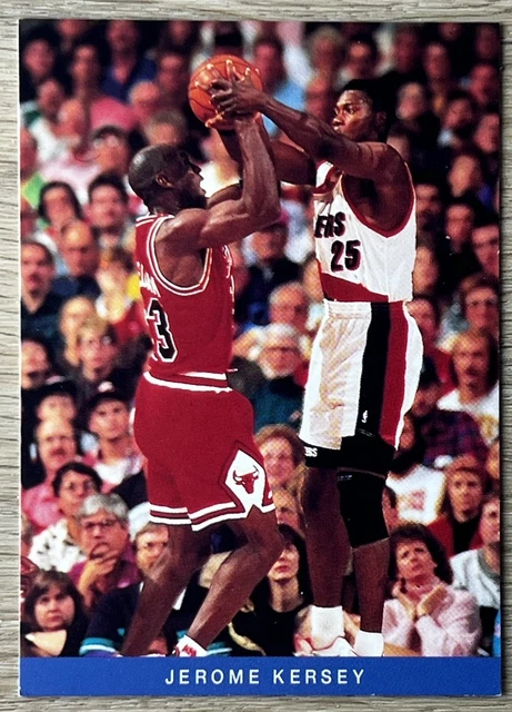 1992-93 Franz Bakery Portland Trail Blazers #11 - Jerome Kersey (Michael Jordan)