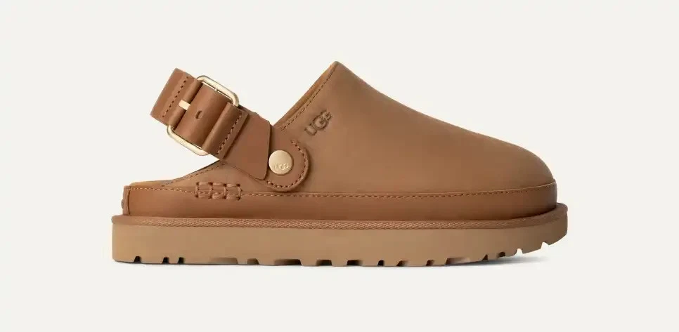 Zoccolo donna Godlenstar Villa nuovo con scatola UGG in castagno