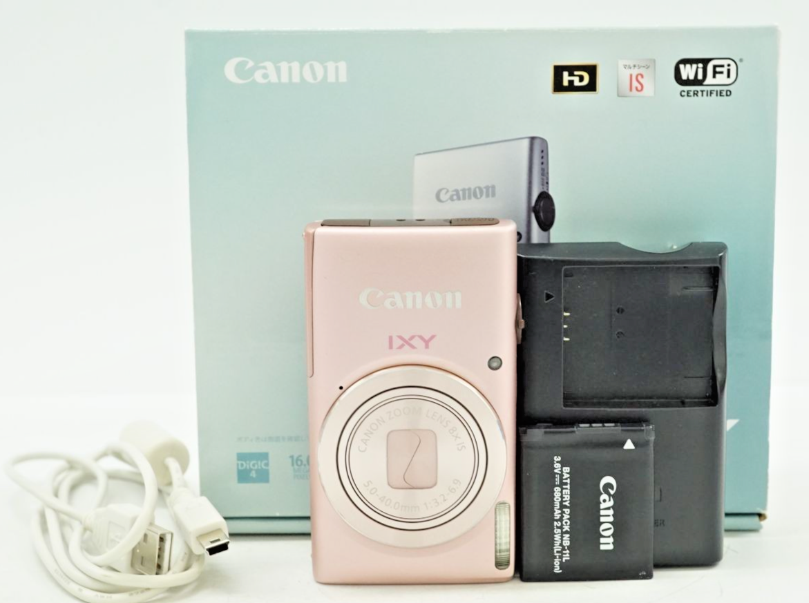 Canon IXY 100F Pink PowerShot ELPH 120 IS 16.0MP Digital Camera 8x