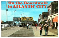 New Jersey  Atlantic City ,  on the Boardwalk, Cutty Sark Scots Whiskey