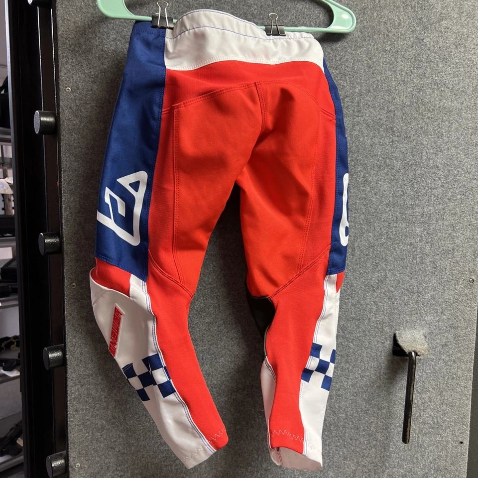 Racing jersey And pants- Youth- Small-Answer Brand Preowned Orange Blue White - Image 3 of 4