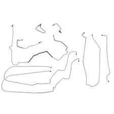 Brake Line Kit Complete Tubes ABS 2000-05 Chevrolet Monte Carlo OE Steel 8pc