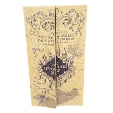 Daniel Radcliffe Signed Harry Potter Marauder's Map Autograph Beckett BAS COA