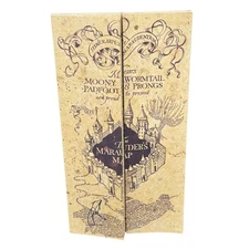 Daniel Radcliffe Signed Harry Potter Marauder's Map Autograph Beckett BAS COA