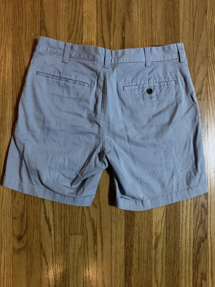 Pantalones Cortos Chinos J.Crew Mercantile Flex Para Hombre Azul Claro Talla 32 Foto 3 de 4
