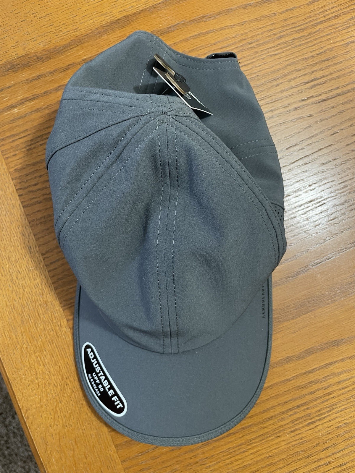 Adidas Men&rsquo;s Superlite 2 Team Cap Grey OSFA Performance Cap Adjust Hook n Loop