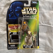 Kenner Star Wars Power of the Force Freeze Frame Ewoks Wicket & Logray Figure