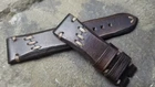 23mm for u-boat, handmade watch strap  oil waxed leather , Dalipicrafts