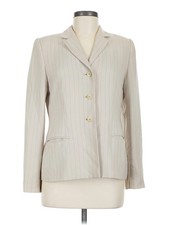 Casual Corner Women Ivory Blazer 8