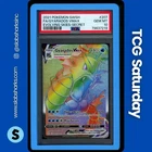 2021 POKEMON SWSH EVOLVING SKIES #207/203 GYARADOS VMAX SECRET RARE PSA 10