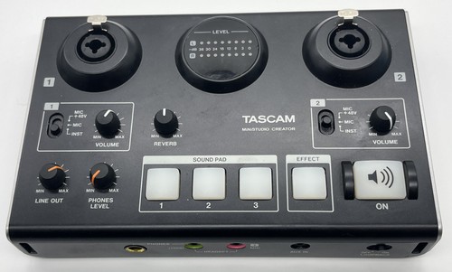 Tascam US-42 MiNiSTUDIO Creator USB Audio Interface for Podcasting WORKS - Picture 2 of 5