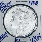 1898 MORGAN SILVER DOLLAR AUTHENTIC HI GRADE U.S. MINT COIN FREE SHIPPING 6364
