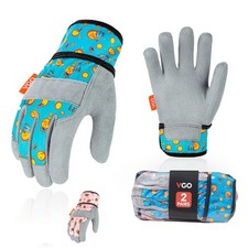Vgo... 2Pairs 6-7 Years Kids Gardening Gloves,Children Yard Work Gloves,Soft ...