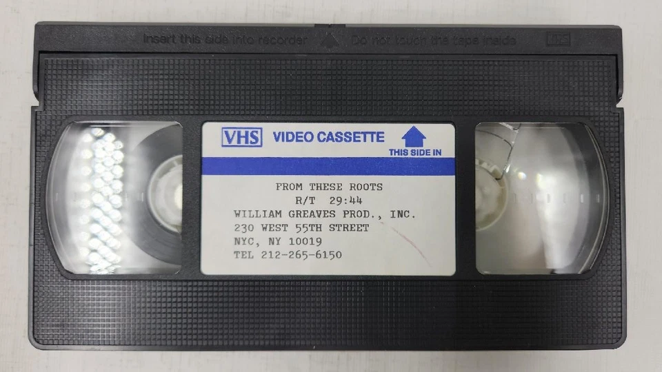 From These Roots (1974) VHS by William Greaves - Image 4 of 4
