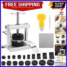 Watch Press Tool Set - Case Closer with 18 Molds, Crystal Press, Battery Repl...