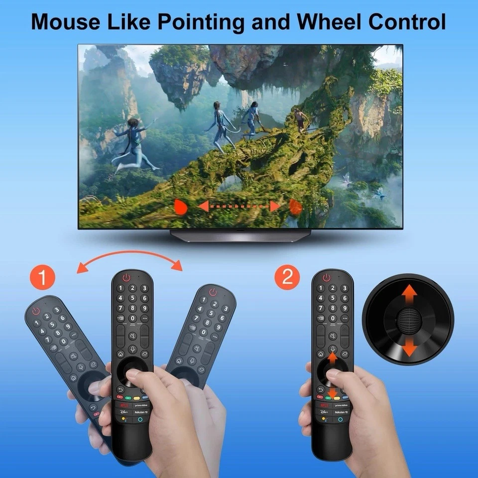 Reemplazo de control remoto universal para Smart TV LG Smart TV - LG Magic Remote - Imagen 3 de 4