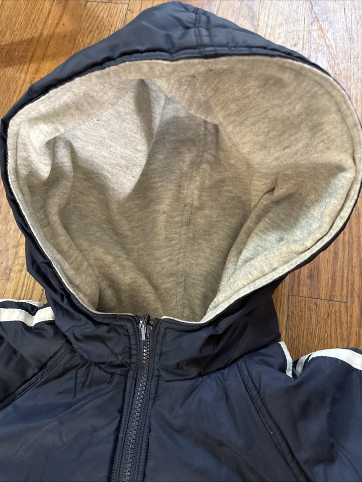 Chaqueta con capucha reversible aislada deportiva French Toast talla 16 para niños jóvenes Foto 2 de 4