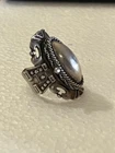 Vintage Taxco Sterling Silver Poison Ring TF-32 Mexico 925
