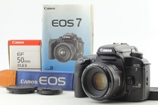  MINT w/ Strap  Canon EOS7 7 ELAN 7E Film Camera  EF 50mm F1.8 II From JAPAN