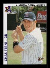 2000 Multi-Ad Augusta Greenjackets #22 Chas Terni NM Near Mint BXCP03