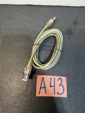 Genuine Apple FireWire S400 Cable 590-2286 4-pin to 6-pin male to male 6ft/2m  b