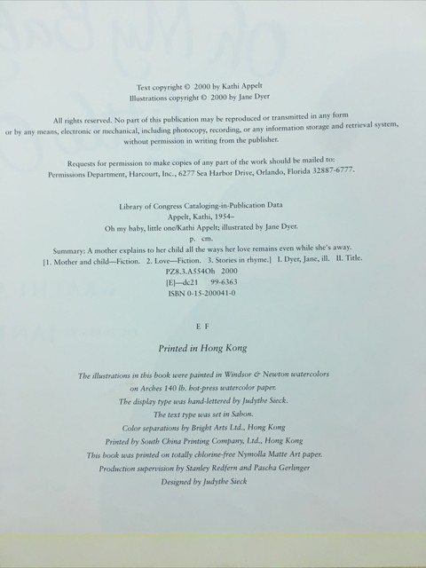 oh my baby little one