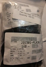 2015-Plain10 Series End Cap with Push-In Fastener (Qty 192 )