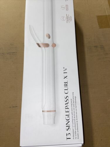 T3 SinglePass Curl X 1 1/4" 1.25" Extra Long Barrel Curling Iron 9 Heat Settings