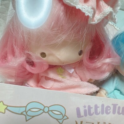 Little Twin Stars Soft Vinyl Doll Set Pajama Sanrio Kiki Lala