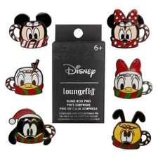 Loungefly Disney Mickey & Friends Cocoa Mug Pin Hot Chocolate Blind Box NEW