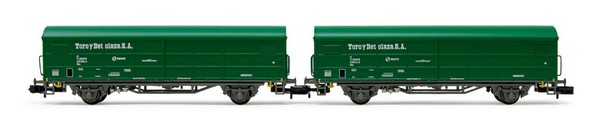 "Arnold HN6580 Renfe Set 2 Geschlossener Wagen Jpd \"Toro Y Betolaza\" Spur N 1/160"-image