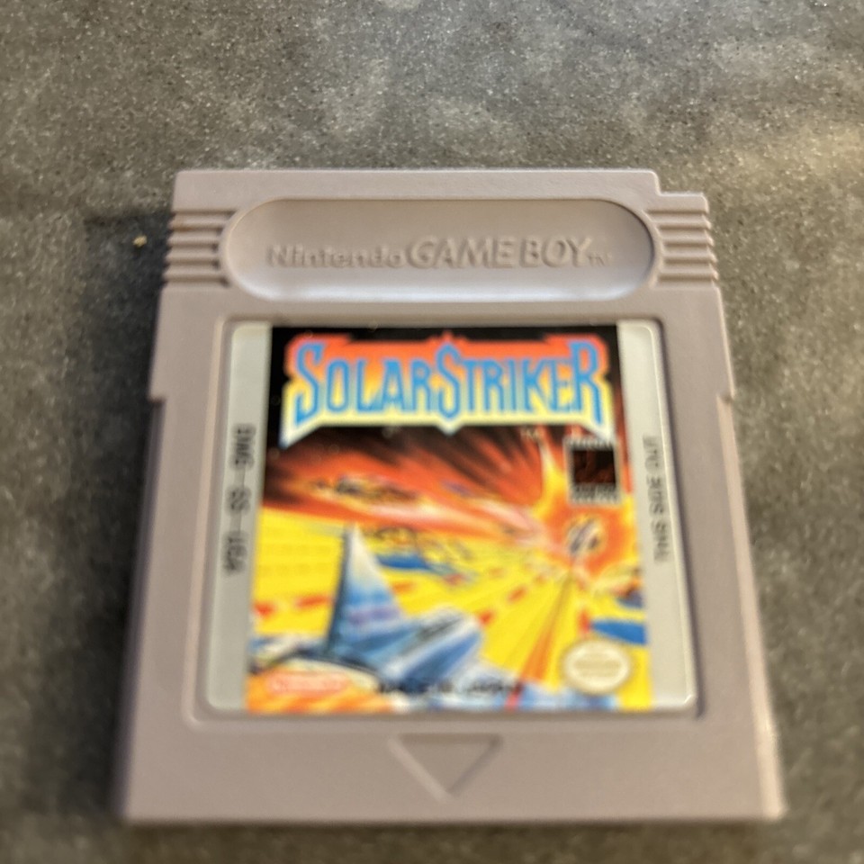 Solar Striker (Nintendo GB Game Boy , 1990) Genuine OEM Authentic eBay