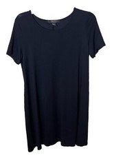 Forever 21 Contemporary Short Sleeve Stretch Little Black Dress Medium