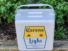 Corona Light Styrofoam Beer Cooler Ice Chest Small Vintage Advertising Scarce