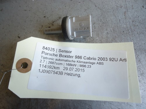 Sensor Porsche Boxster 986 1J0907543B Heizung 2.7 168kW M96.23 84025