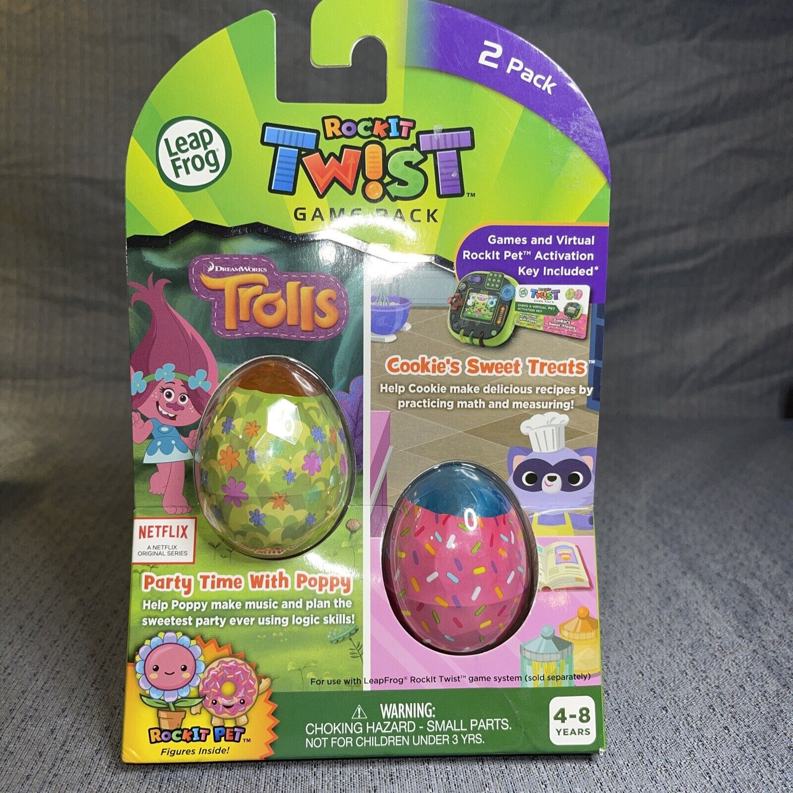 LeapFrog Rockit Twist Game Pack Cookie's Sweet Treats for sale online