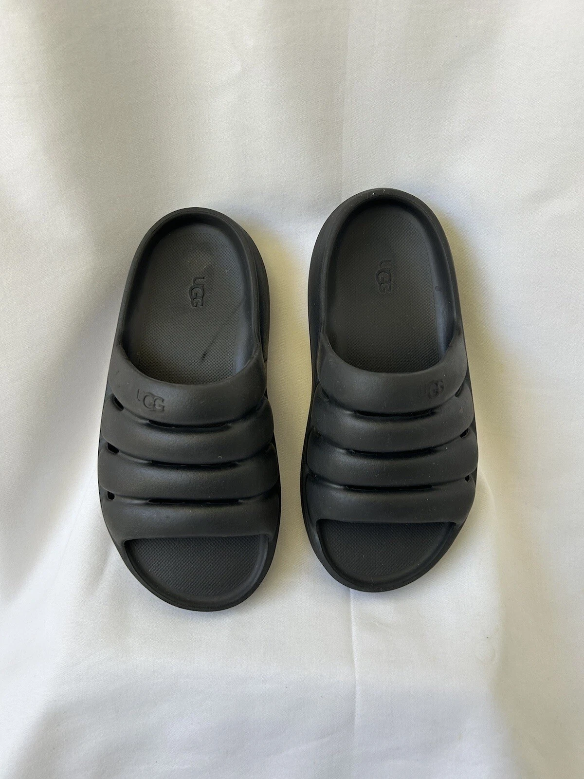 Sandalo UGG Kids Sport Yeah nero slingback slide unisex taglia 1 *NO CINTURINI*