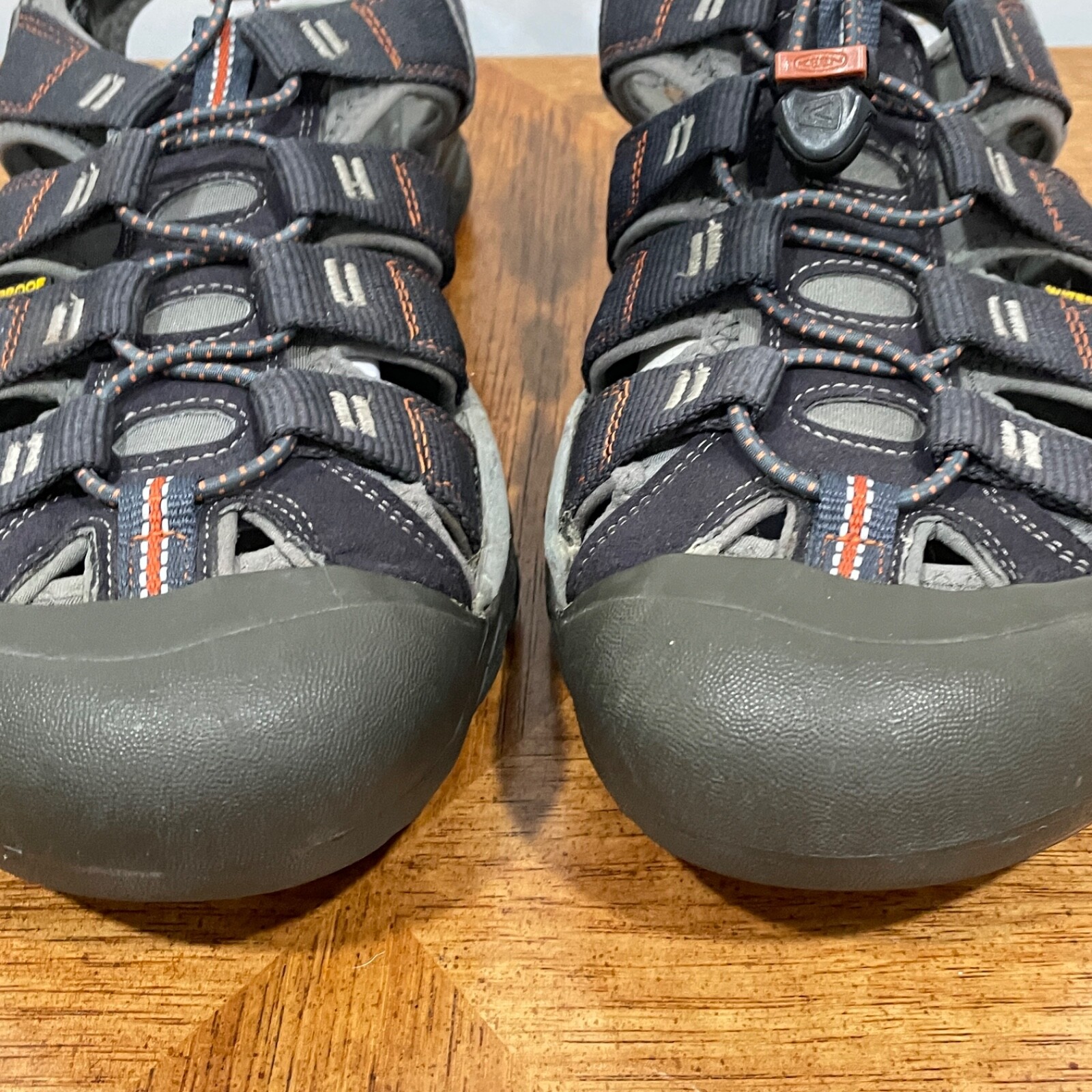 Sandali KEEN Newport H2 uomo 10 5 magnete grigio punta chiusa pescatore scarpe acqua