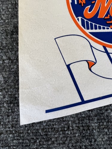 New York Mets Pennant 1986 National League Champions Roster Scroll MLB Baseball - Picture 3 of 11