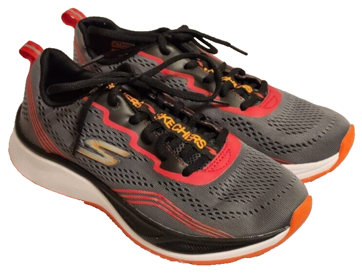 SAOLA Sneakers ragazzo Skechers Elite Sport comode push pace antracite rosso taglia US 6