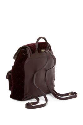 VINCE CAMUTO Glenn Diamond Quilted Velvet Tassel Flap Pocket  display picture 3