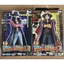 BANPRESTO ONE PIECE Assembly DX Figure THE GRANDLINE MEN vol.3 Luffy Mihawk New