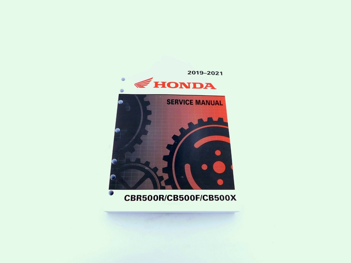 NEW OEM HONDA 2019-2021 CBR500R CB500F CB500X SERVICE MANUAL